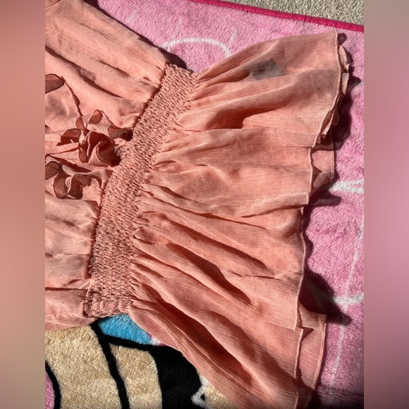 Suzy Shier light pink sheer top - Picture 5 of 6